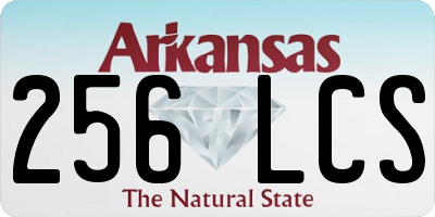 AR license plate 256LCS