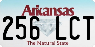 AR license plate 256LCT