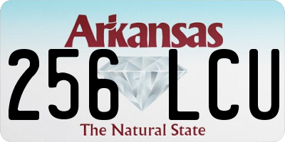 AR license plate 256LCU