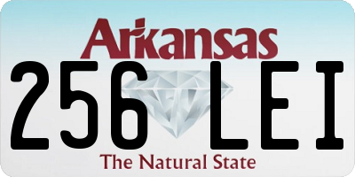 AR license plate 256LEI