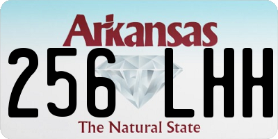 AR license plate 256LHH