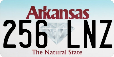 AR license plate 256LNZ