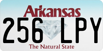 AR license plate 256LPY