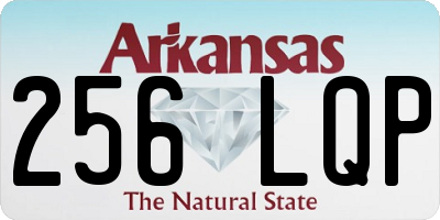 AR license plate 256LQP
