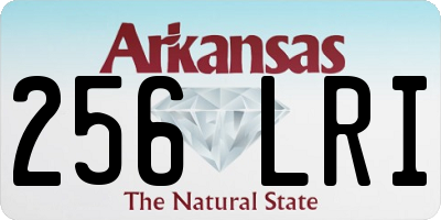 AR license plate 256LRI
