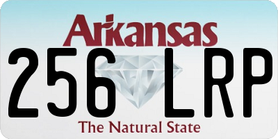 AR license plate 256LRP