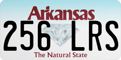 AR license plate 256LRS