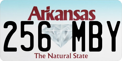 AR license plate 256MBY
