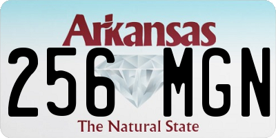 AR license plate 256MGN