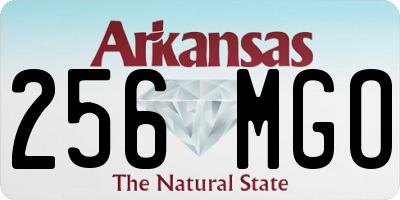 AR license plate 256MGO