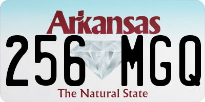 AR license plate 256MGQ