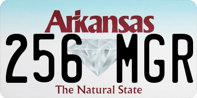 AR license plate 256MGR