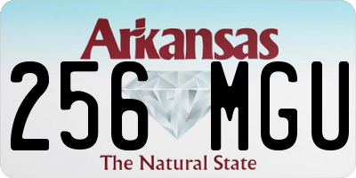 AR license plate 256MGU