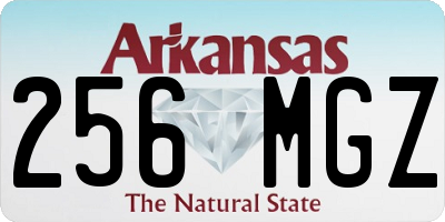 AR license plate 256MGZ