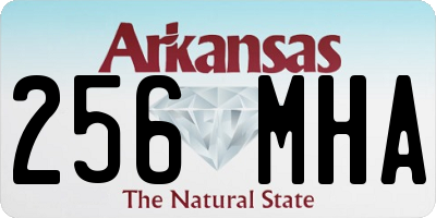 AR license plate 256MHA