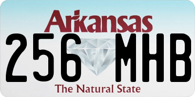 AR license plate 256MHB