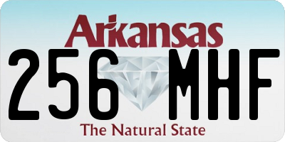 AR license plate 256MHF