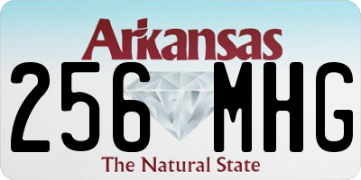 AR license plate 256MHG