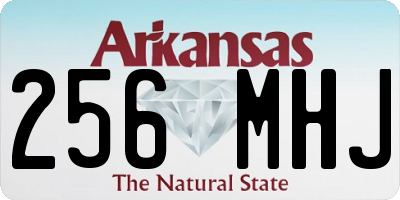 AR license plate 256MHJ