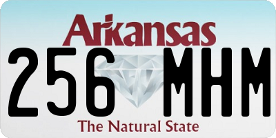AR license plate 256MHM