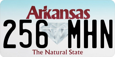 AR license plate 256MHN