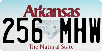AR license plate 256MHW
