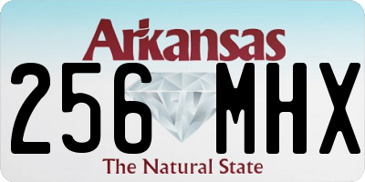 AR license plate 256MHX