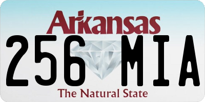 AR license plate 256MIA