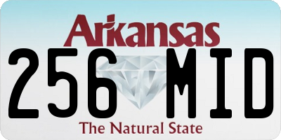 AR license plate 256MID