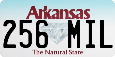 AR license plate 256MIL