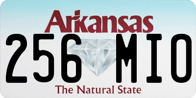 AR license plate 256MIO