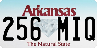 AR license plate 256MIQ