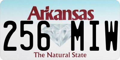 AR license plate 256MIW