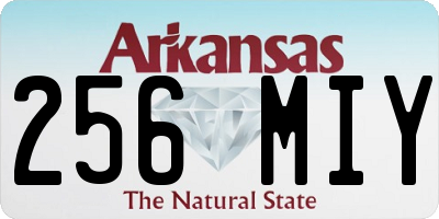 AR license plate 256MIY