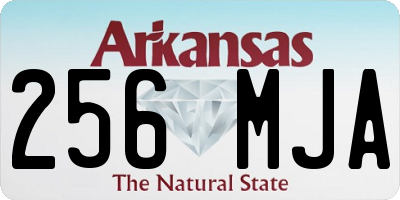 AR license plate 256MJA
