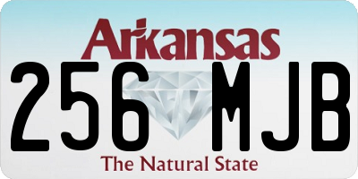 AR license plate 256MJB