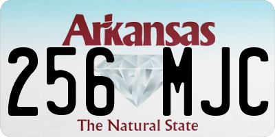 AR license plate 256MJC