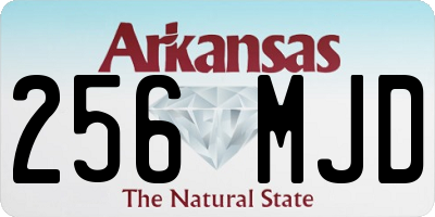 AR license plate 256MJD