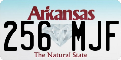AR license plate 256MJF