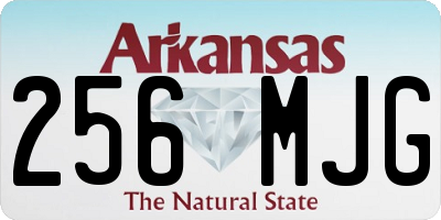 AR license plate 256MJG