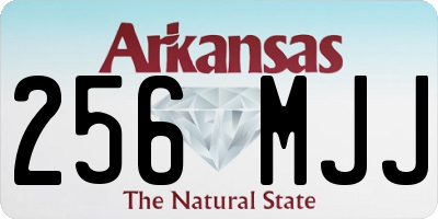 AR license plate 256MJJ