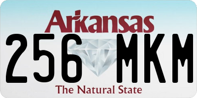 AR license plate 256MKM