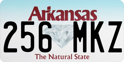 AR license plate 256MKZ
