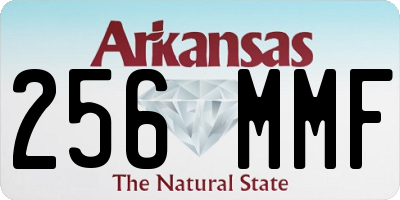 AR license plate 256MMF