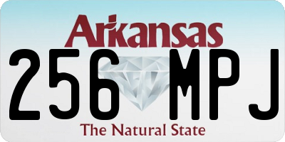AR license plate 256MPJ