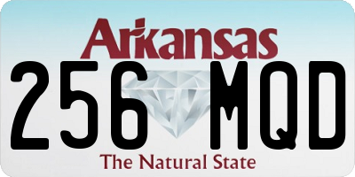 AR license plate 256MQD
