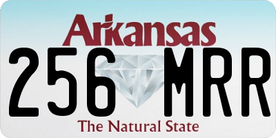 AR license plate 256MRR