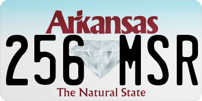 AR license plate 256MSR