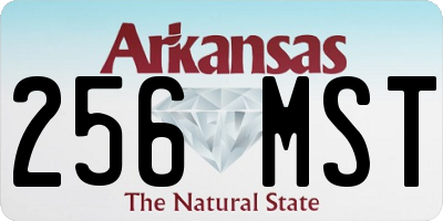AR license plate 256MST