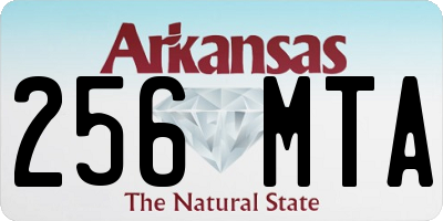 AR license plate 256MTA